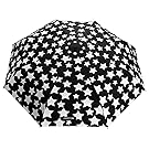 OMOTON Unbreakable Windproof Fiberglass Umbrella, Changes Color with Water, Black