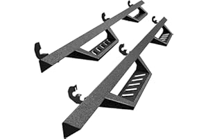 Tyger Auto LanderX Running Board Compatible with 2015-2026 Chevy Colorado GMC Canyon | Crew Cab | TG-LX3C82388 | Drop Step Side Step Rail Nerf Bars