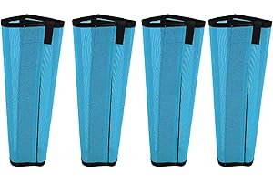 Sonew 4PCS Horse Fly Boots, Horse Mesh Leg Guards with Tear Resistant Fine Mesh Design, Fly Boots for Horses Set of 4 for Rid