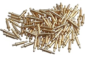 100Pcs Golden Plating Copper Spring Pogo Pins Probes 9.0-2.0-5.0-2.0-1.0mm