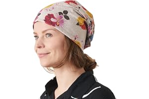 CHARM Mens Slouchy Organic Cotton Beanie - Baggy Oversized Chemo Hat Womens Hipster Knit Cap