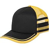 Stranger Things Dustin Henderson Black & Yellow Cosplay Trucker Hat