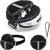 Portable CD Player Holder with CD Case, Water Resistant Fanny Pack with Wrist Strap for Women & Men (6.5inch).