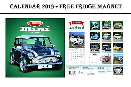 Original Mini oficial calendario 2018 + potencia máxima de coche ...