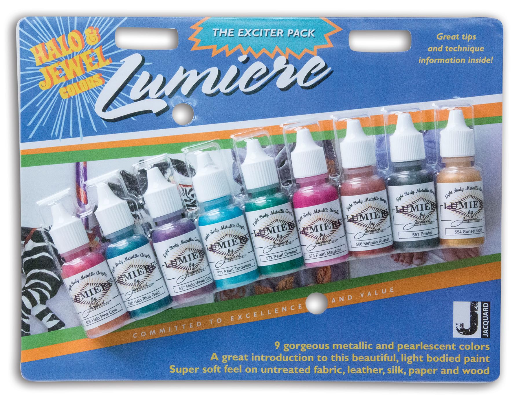 Jacquard Lumiere Exciter Pack 9 Jewel Colors