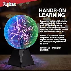 7-Inch Colorful Plasma Ball – Tesla Coil Globe