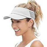 Sun Visor Hats for Men Women Lightweight Portable Stretchy Sun Hat for Running Tennis Golf