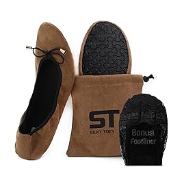 Silky Toes Foldable Flats for Women Purse Ballet