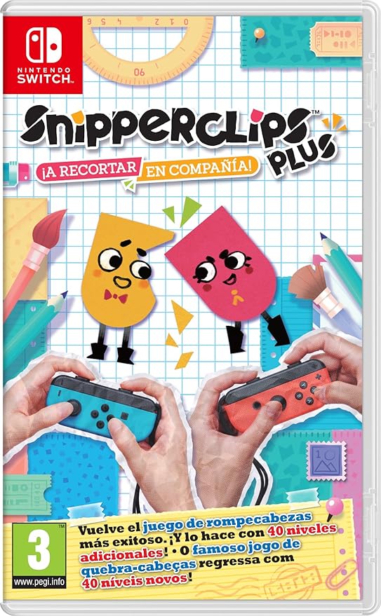 Snipperclips Plus A Recortar En Compania Amazon Fr Jeux Video