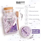BRUBAKER Bath Salts 400g Lavender Scent Natural Extracts Wooden Spoon Wellness view 2