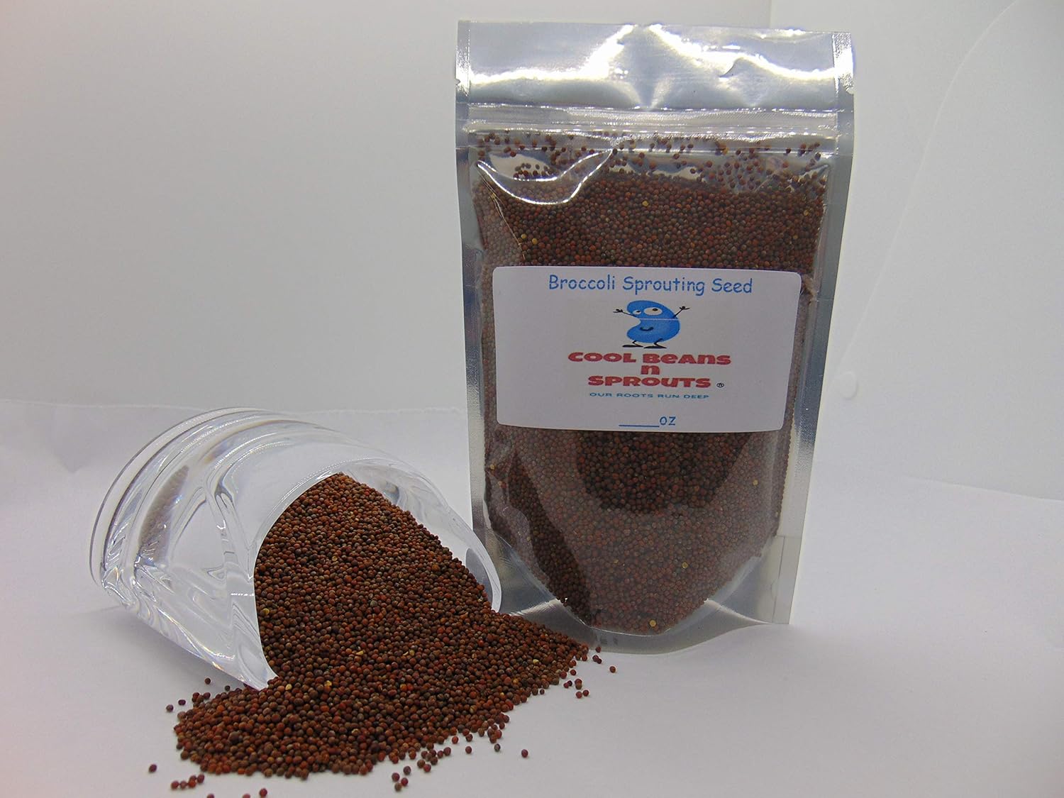 6 Ounce Broccoli Seeds for Sprouting Microgreens"COOL BEANS n SPROUTS" Brand. A superfood Packed with antioxidants and Health-Promoting nutrients. A Small Town Family Run USA Business.Thank You !: Garden & Outdoor
