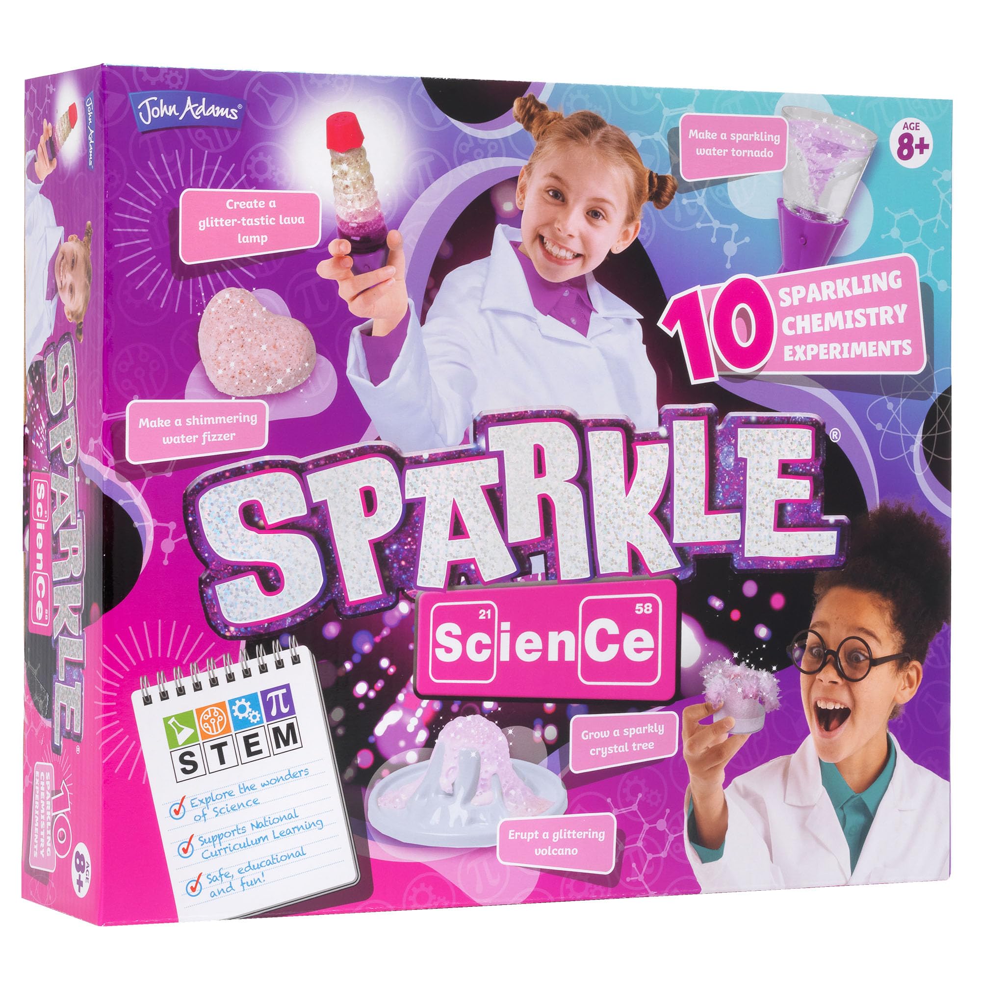 John Adams | Sparkle Science: 10 Sparkly Chemistry Experiments | Kids Science | STEM/STEAM | Ages 8+