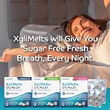 XyliMelts Dry Mouth Relief Discs Mild Mint 40 Count - Xylitol Adhering Tablets view 7