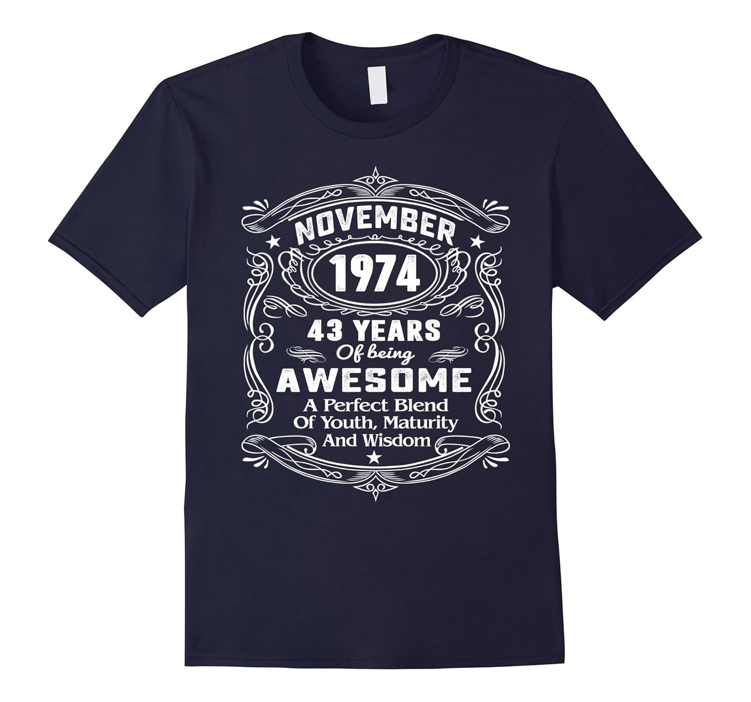 November 1974 Shirt - 43th Birthday Gift-Rose