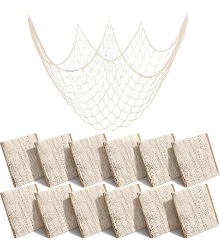 Amazon.com: Decorative Fish Net, CHICIEVE White Ocean Fish Net Decor for  Home Kid's Room Party Wall Ornaments : Home & Kitchen