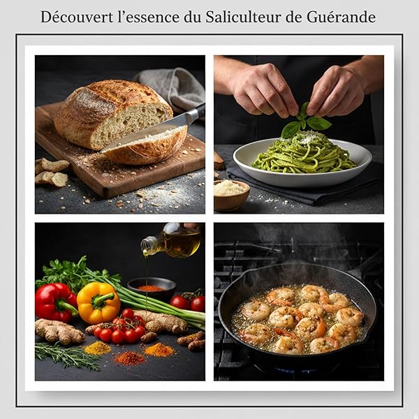 LE SALICULTEUR SEA SALT TRADITIONAL HARVEST- FRENCH ORGANIC MINERAL SALT 16OZ- HAND HARVESTESD AND UNREFINED COARSE GREY SEA SALT- PGI-CERTIFIED GROS SEL GRIS 1LB