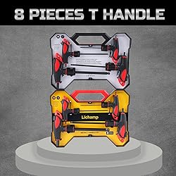 Lichamp 8 Pieces Metric T Handle Allen Wrench