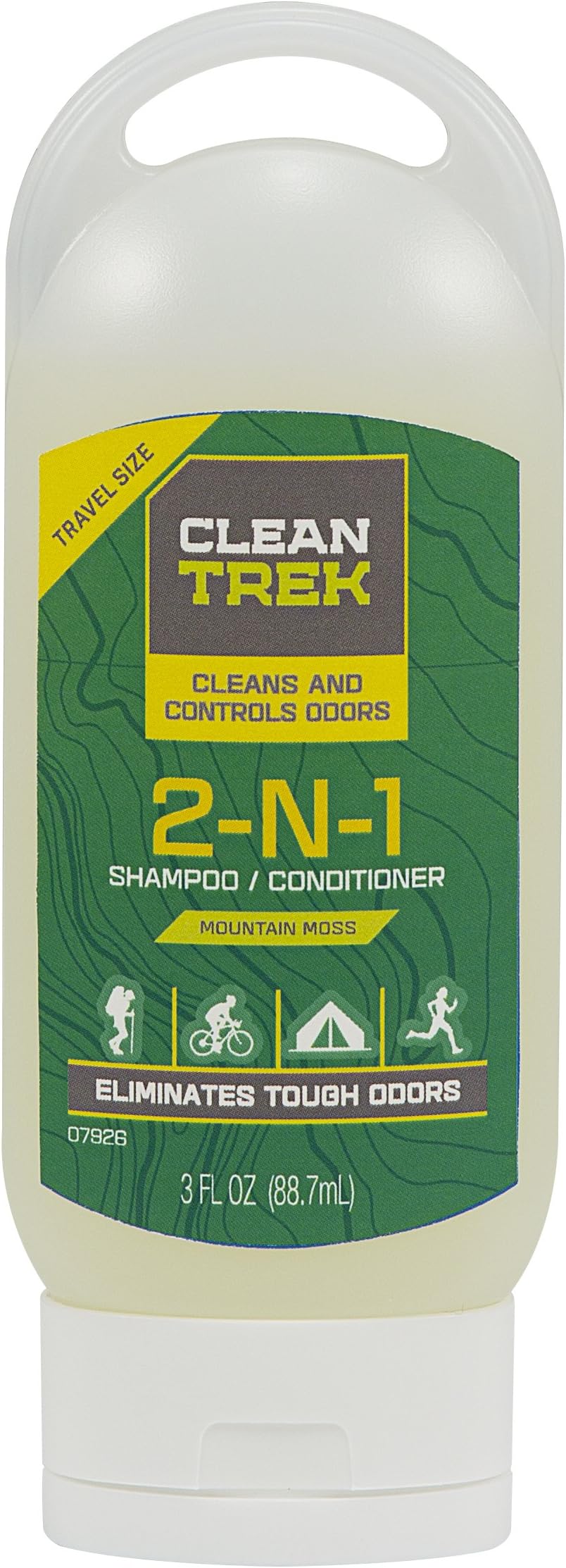 Clean Trek 2-in-1 Shampoo & Conditioner, 3 oz