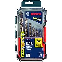 Bosch CO14B 14 Pc. Cobalt M42 Drill Bit Set