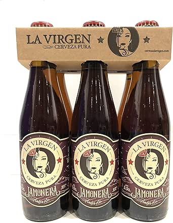 La Virgen - Cerveza Jamonera, Pack de 6 x 330 ml : Amazon ...