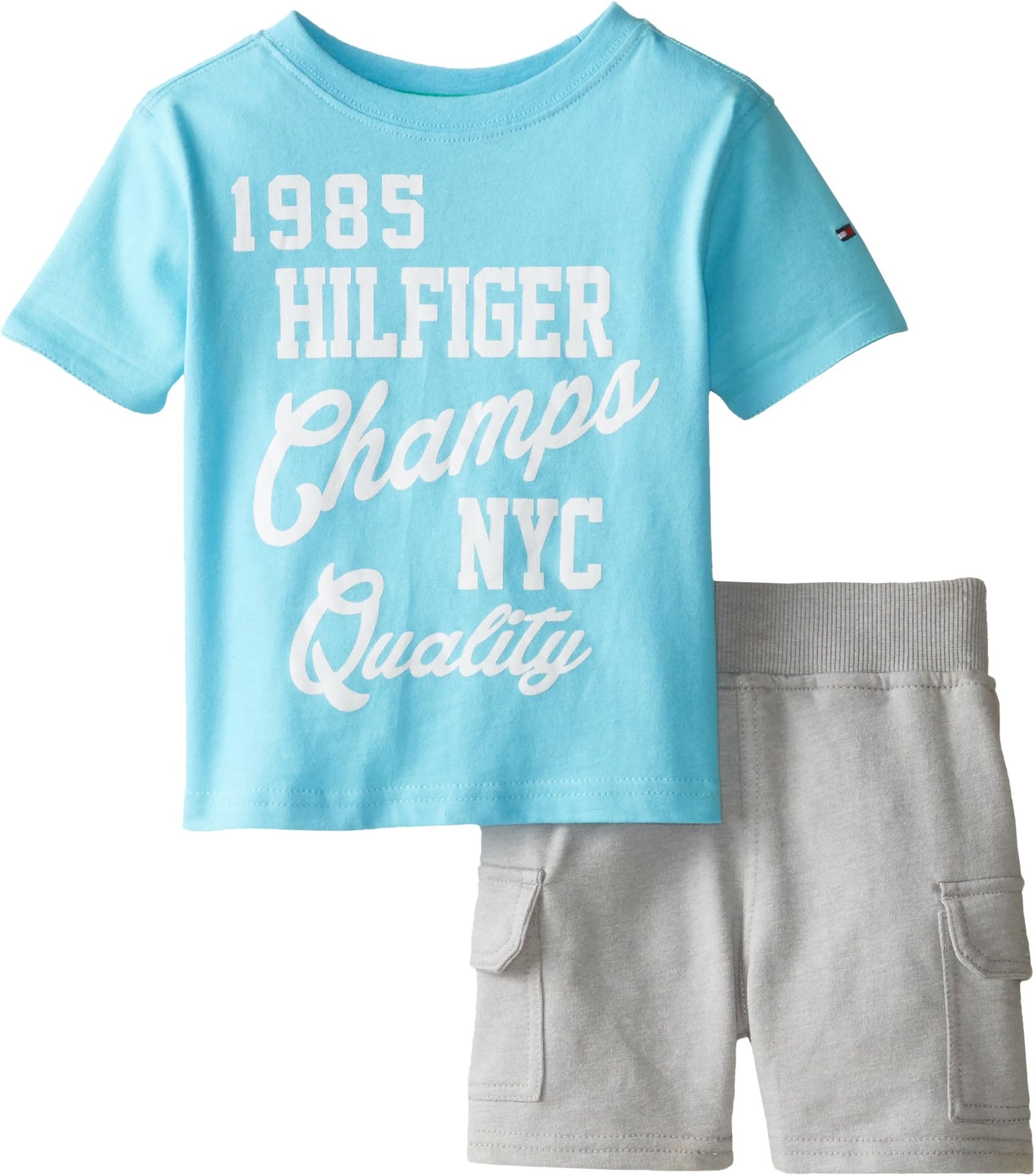 Tommy Hilfiger Boys' Graphic Tee and Short Set