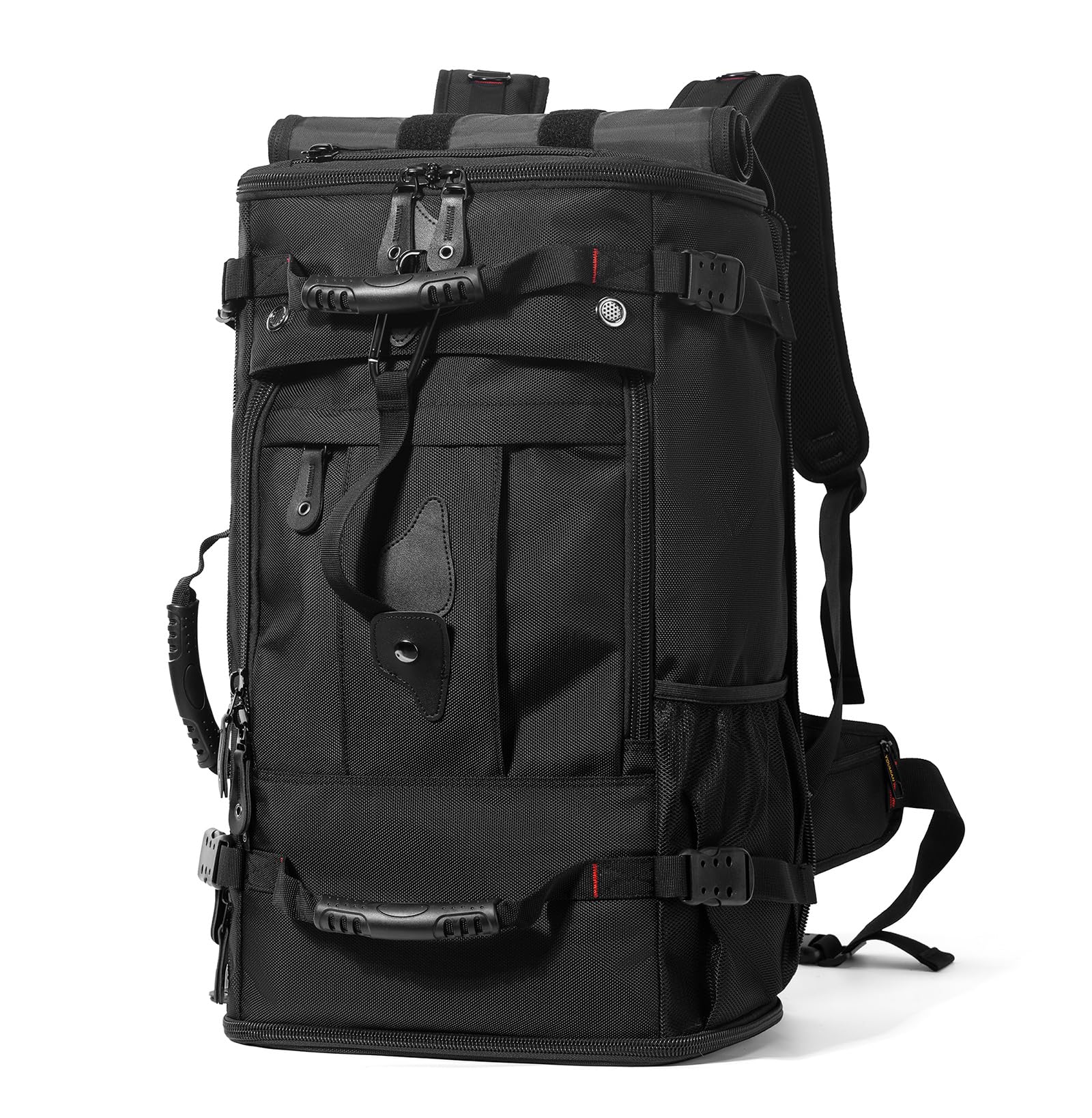 Photo 1 of YOUMIAN Large Capacity For Travel Hiking Sports Carry On Backpack Durable Convertible Duffle Bag Laptop airplane (Black, 60L-Large DualMainOpening)