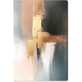 Art Remedy Soft Echoes of Nature Canvas Gold Leaf Wall Art, Gallery Wrapped, 20" x 30"