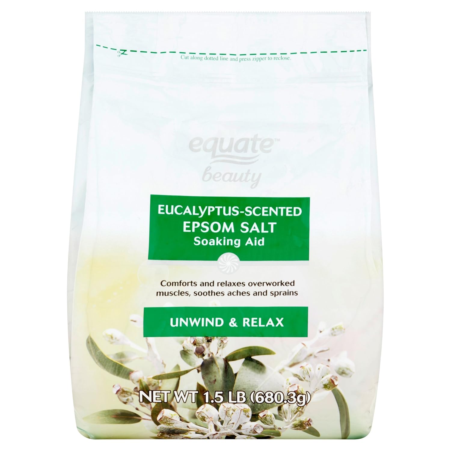 EucalyptusScented Epsom Salt Soaking Aid Beauty
