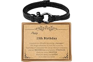 Sereney Christmas Gifts for Him Son Boys Bonus Dad Father Men Boyfriend Grandson Friend as Triple Protection ID Bracelets Birthday Gifts for 9 10 11 12 13 15 16 17 18 21 30 40 50 60 Year Old Men