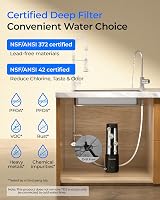 Waterdrop 10UB PRO Under Sink Water Filter with Faucet Brushed Nickel view 2