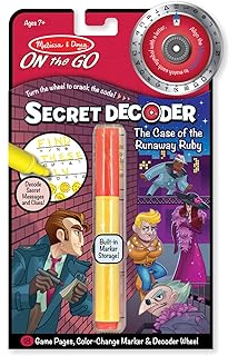melissa & doug on the go secret decoder deluxe activity set and super sleuth toy