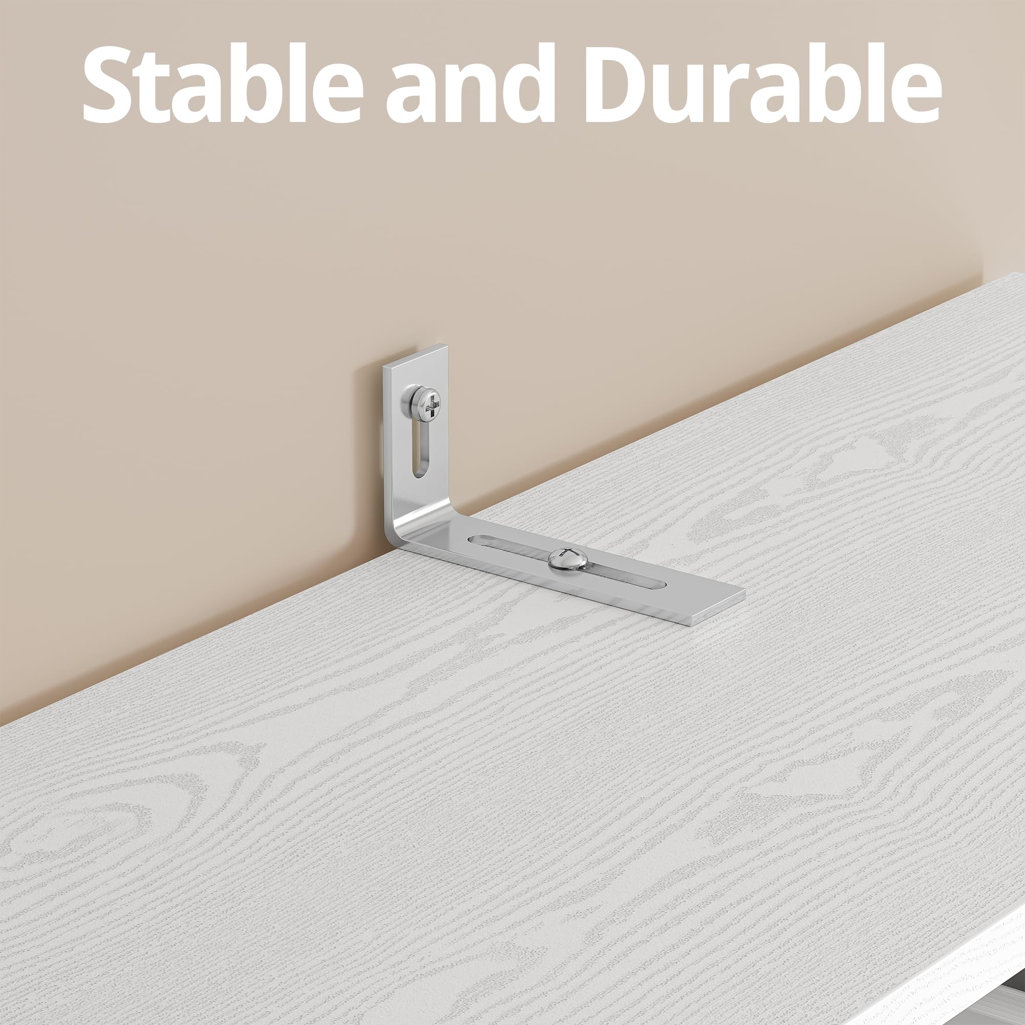 IRONCK Bookshelf with Door and 3 Drawers, 71in Tall