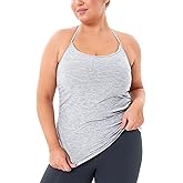 THE GYM PEOPLE Women's Racerback Workout Tank Tops Sleeveless Yoga Athletic Shirts with Built in Bra