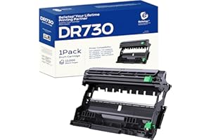 DR730 Drum Unit with Latest Chip Replacement for Brother DR 730 DR-730 DR-760 DCP-L2550DW HL-L2350DW HL-L2370DW HL-L2370DWXL 