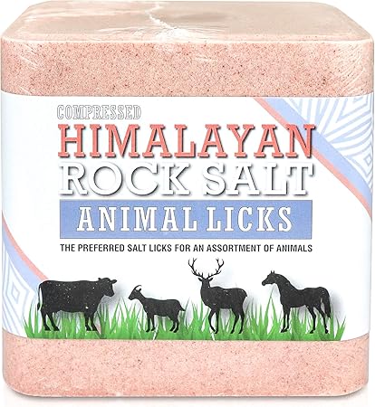Amazon Com 5 5 Lb Compressed Himalayan Salt Lick For Horse Cow