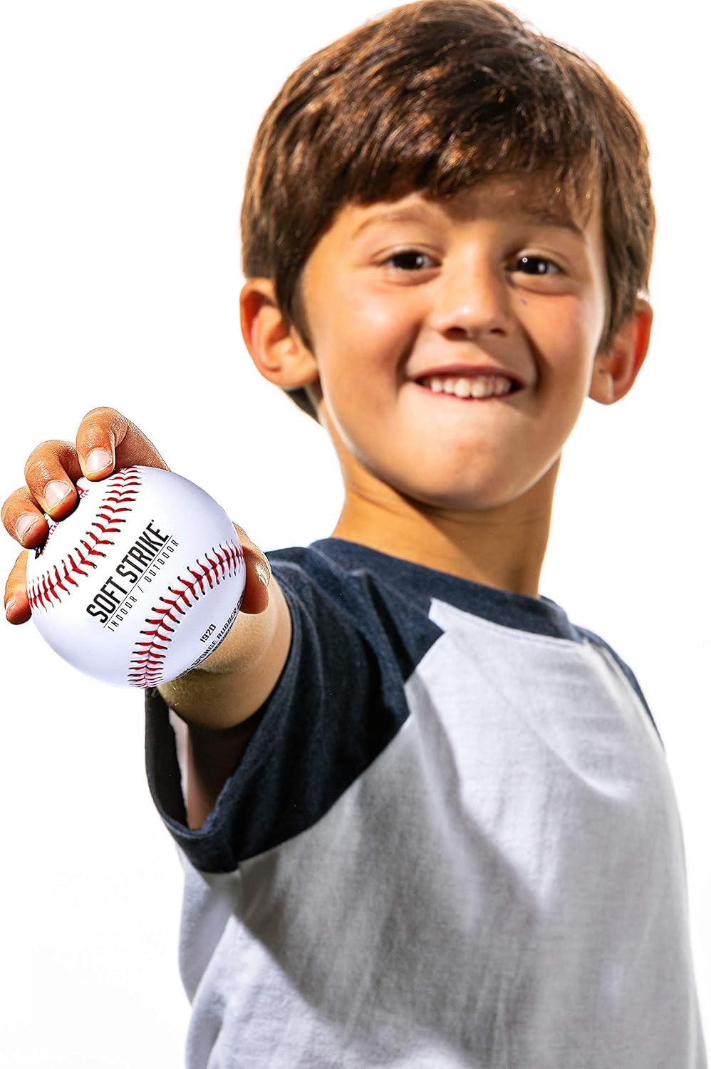 Franklin Sports Soft-Strike Teeball - Official Size and Weight Approved For Teeball - Hollow Rubber Core Technology For Safety - MLB Teeball Ball For Indoor/Outdoor Use - Pack of 6 : Sports & Outdoors