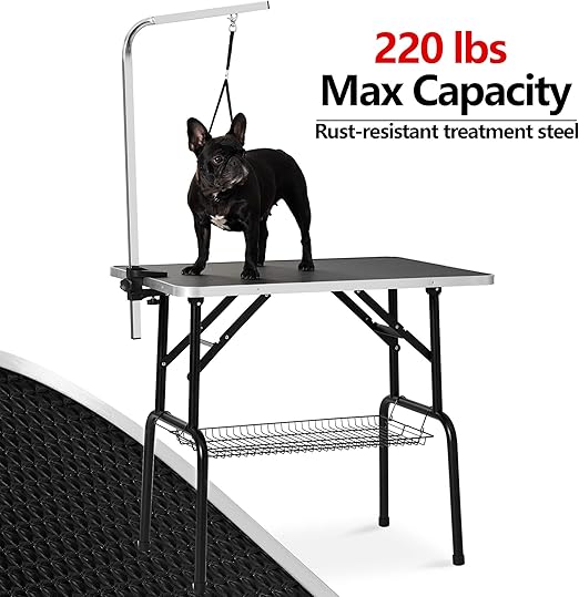 EiioX Pet Grooming Table for Dogs, Professional Portable