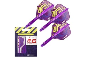 Target Darts Player Edition K Flex Flights and Shaft System | Pack of 3 Kflex All in One Flights, Player Edition Darts Accessories | K-Flex Dart Stem Short/Intermediate/Medium