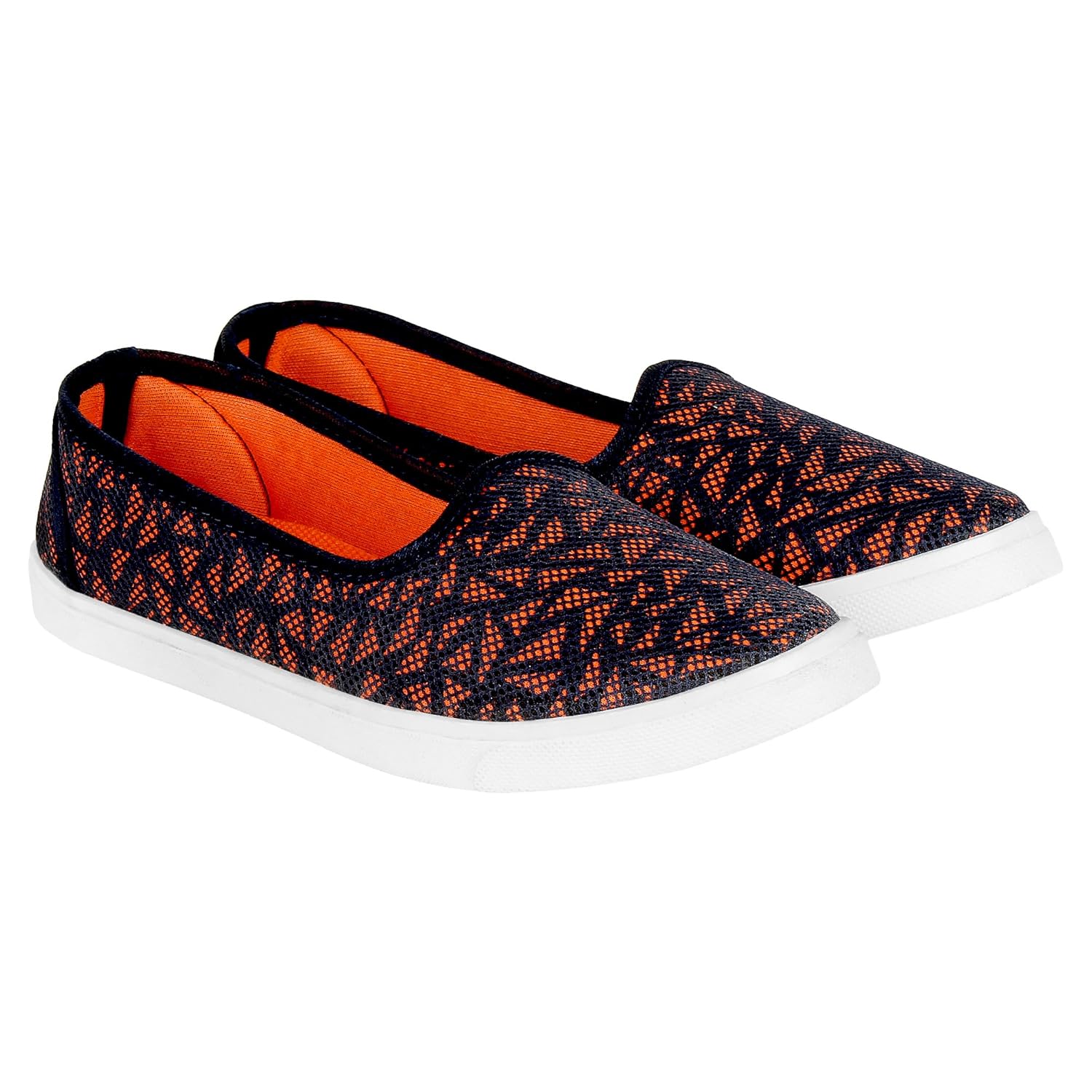 earton women canvas black casual sneaker shoe