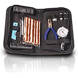 All Tools Heavy Duty Tire Repair Kit - 36 Pcs Tire Plug Kit with Quality Tire Pressure Gauge for Car, Motorcycle, ATV, SUV, Truck. Flat Tire Puncture Repair Patch Kit