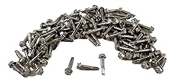 Stainless #12 x 1 Hex Washer Head Self Drilling
