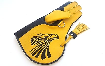 Hohe Qualität Herren Double Layer stark Rindsleder Leder Falknerei Handschuhe/Vogel Handhabung Handschuhe/Tier Handschuhe.