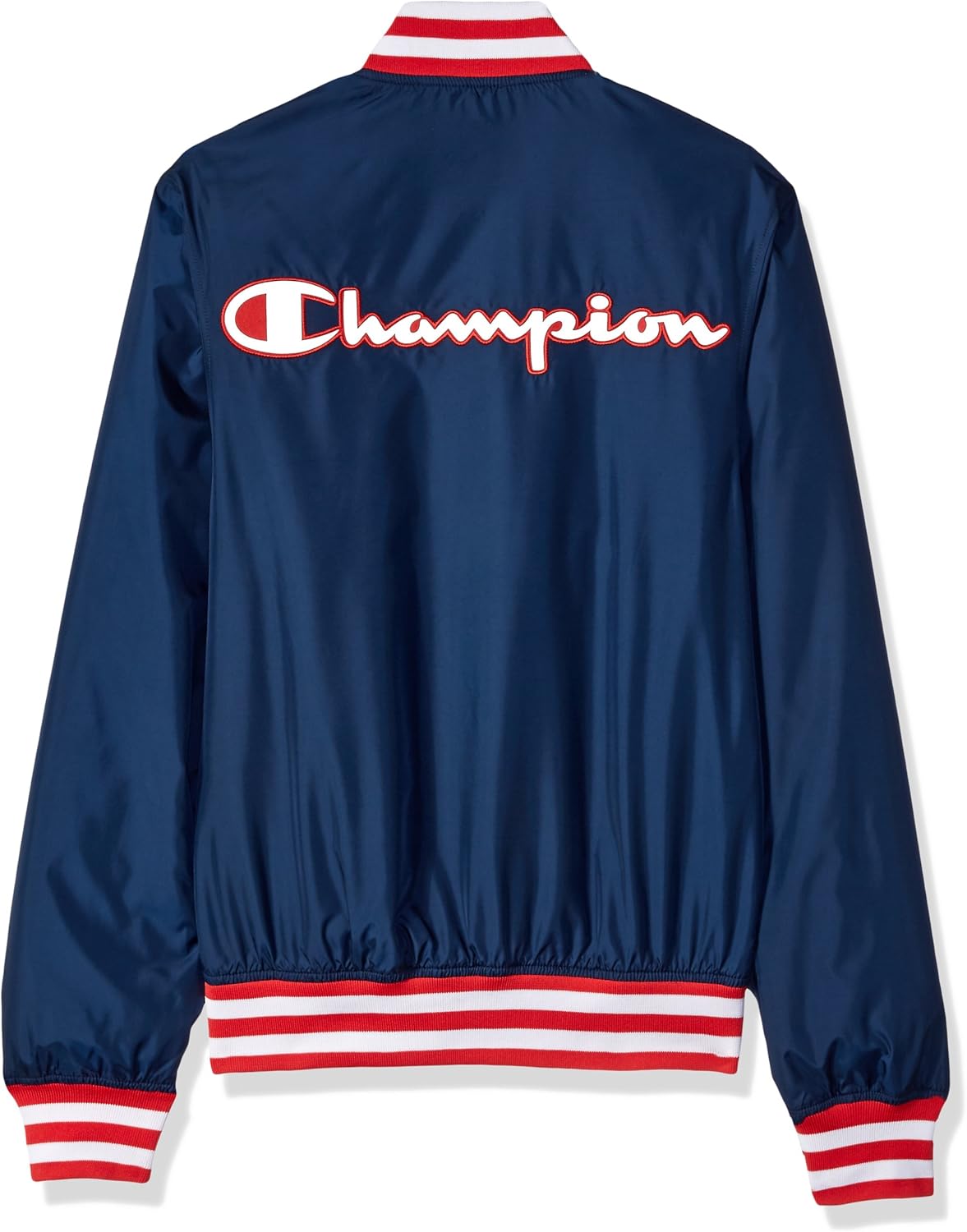 Champion LIFE Men's Satin Baseball Jacket: Clothing