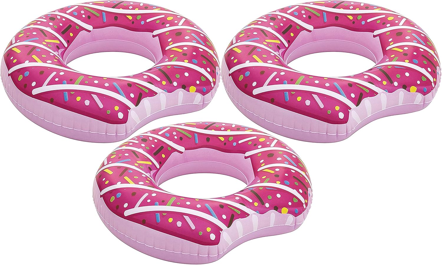 Bestway Doughnut Swim Ring 94 x 94 x 28 cm 3x pink Amazon.co.uk