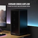 Corsair 2000D AIRFLOW Mini-ITX PC Case Steel Mesh 3-Slot GPU USB-C Black view 2