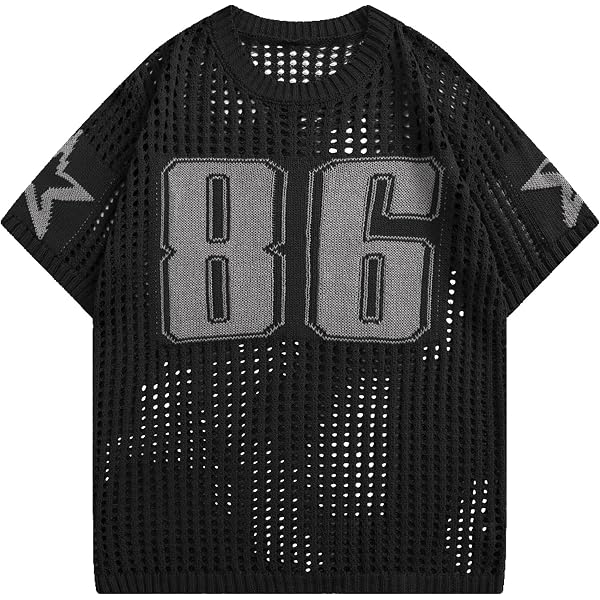 Ponitrack Mesh Football Jersey Oversized Number Shirt Baggy 2000s