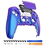 eXtremeRate Chameleon Purple Blue Touchpad Front