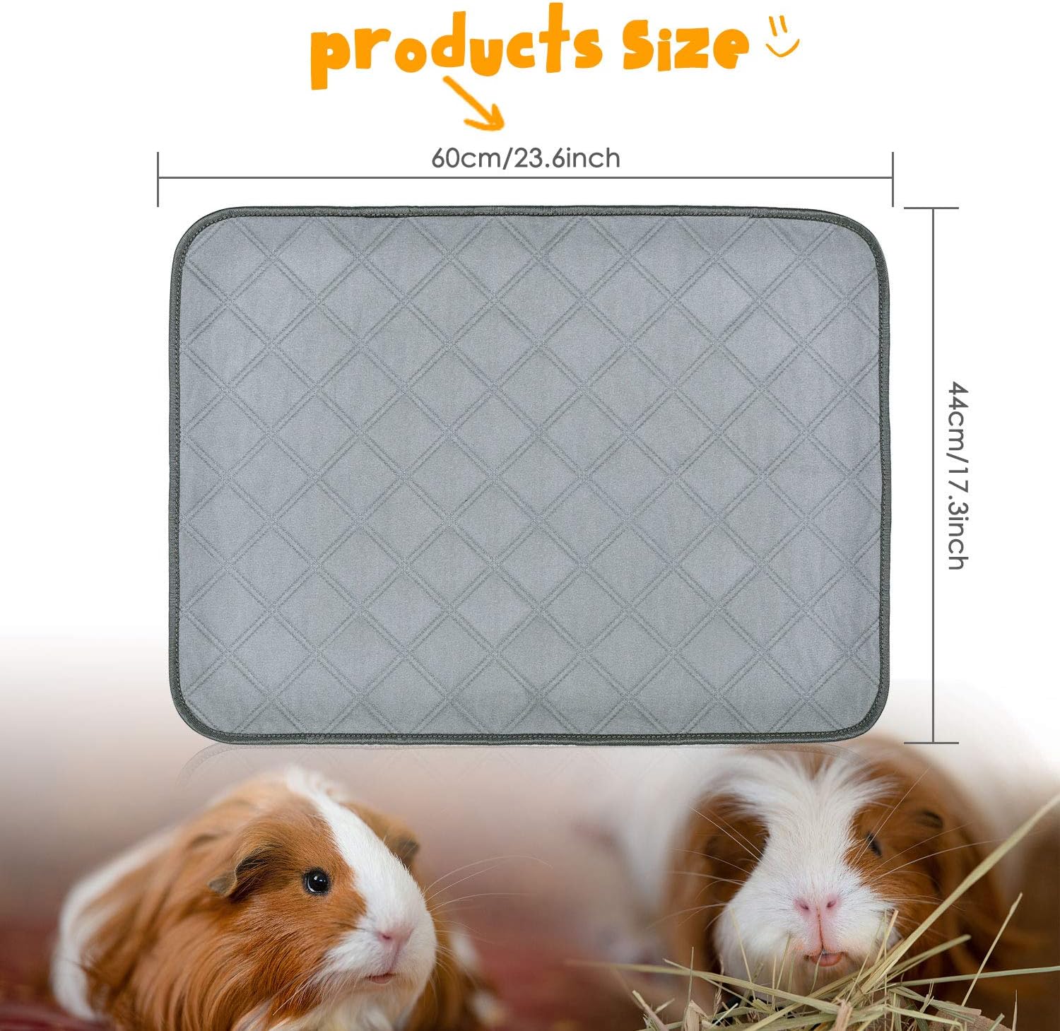 puppy pads in guinea pig cage