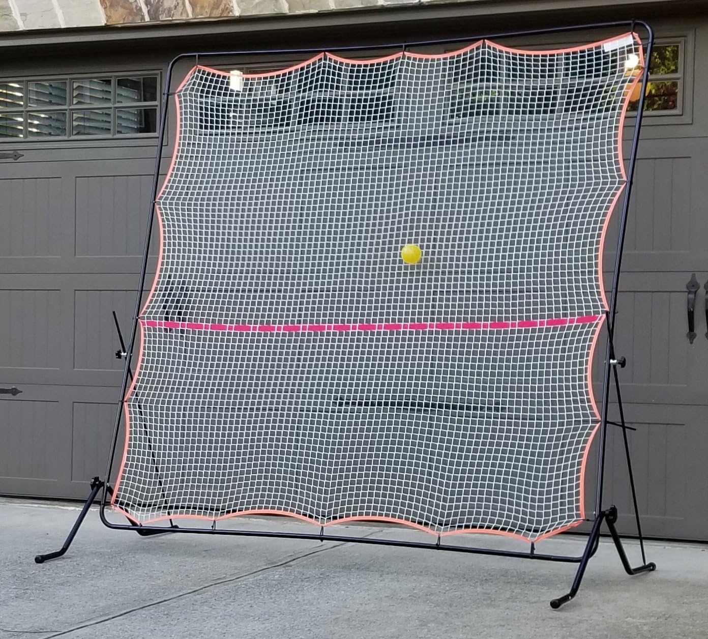Tourna Rally Pro Adjustable Tilt Rebound Net (7x7 ft) for Tennis and Pickleball, One Size : Sports & Outdoors