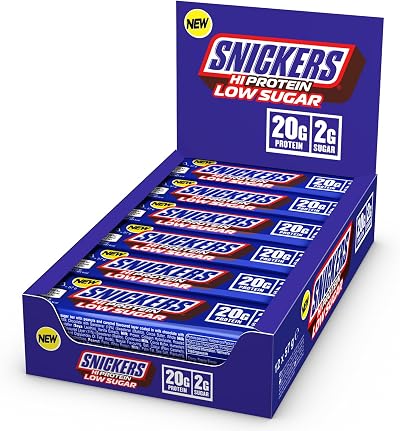 Snickers Protein Bar Milk Chocolate 12 x 57g 20g Protein Low Sugar